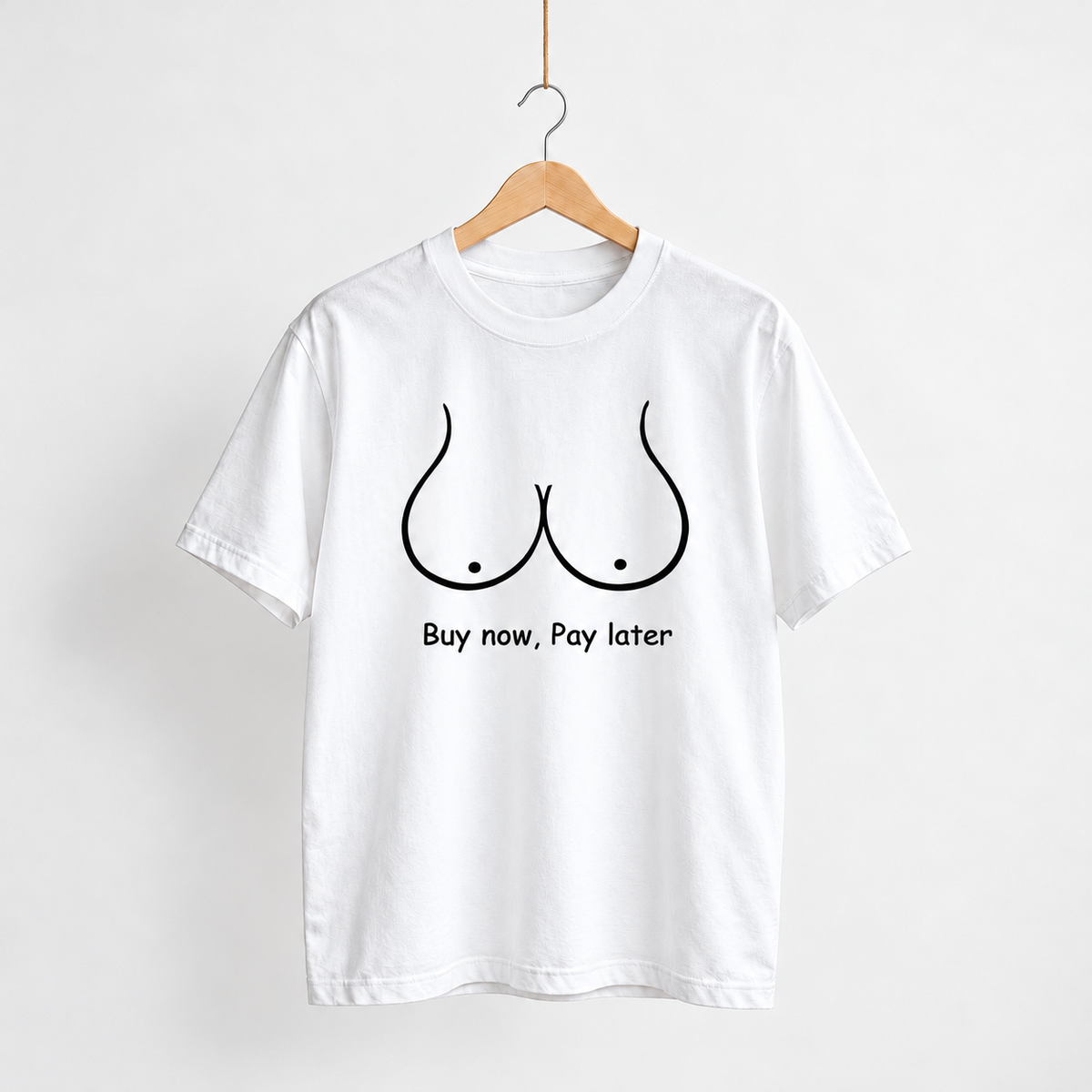No Payments 2012 unisex graphic T-shirt — hanger