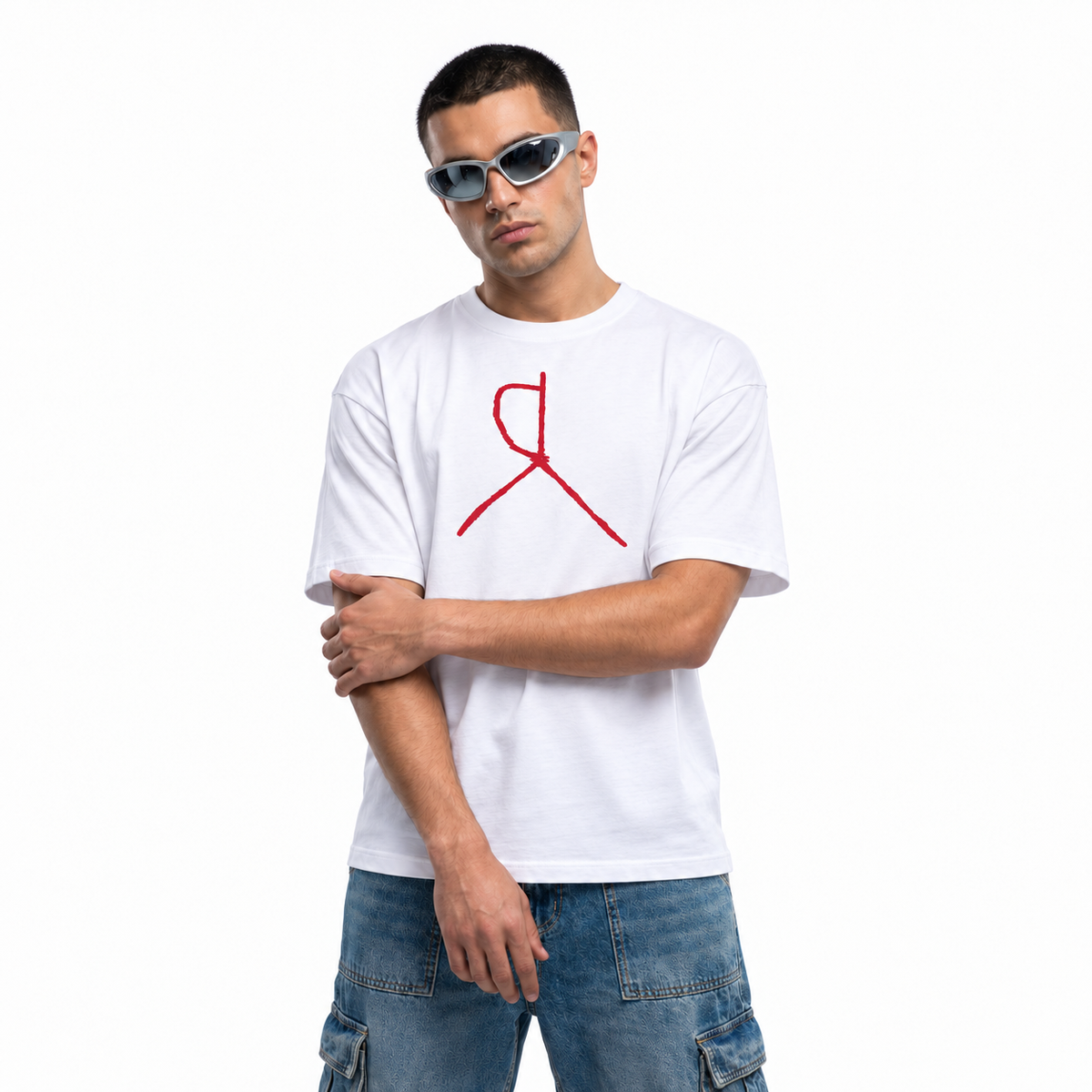 Not Feeling Myself unisex graphic T-shirt — model