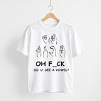 Oh Fck unisex graphic T-shirt — hanger