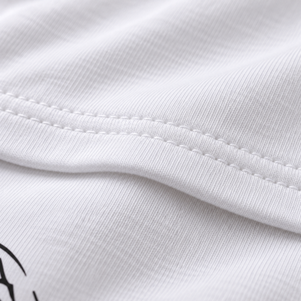 Oh Fck unisex graphic T-shirt — fabric closeup