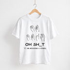Oh Sht unisex graphic T-shirt — hanger