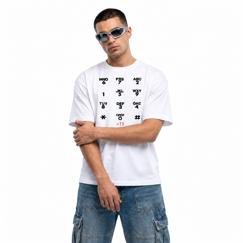 Out Of Order unisex graphic T-shirt — model