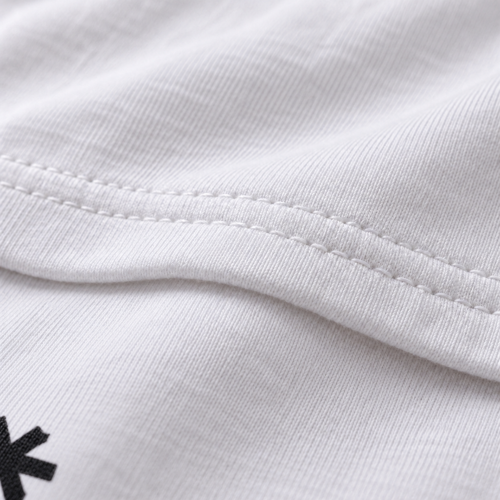 Out Of Order unisex graphic T-shirt — fabric closeup