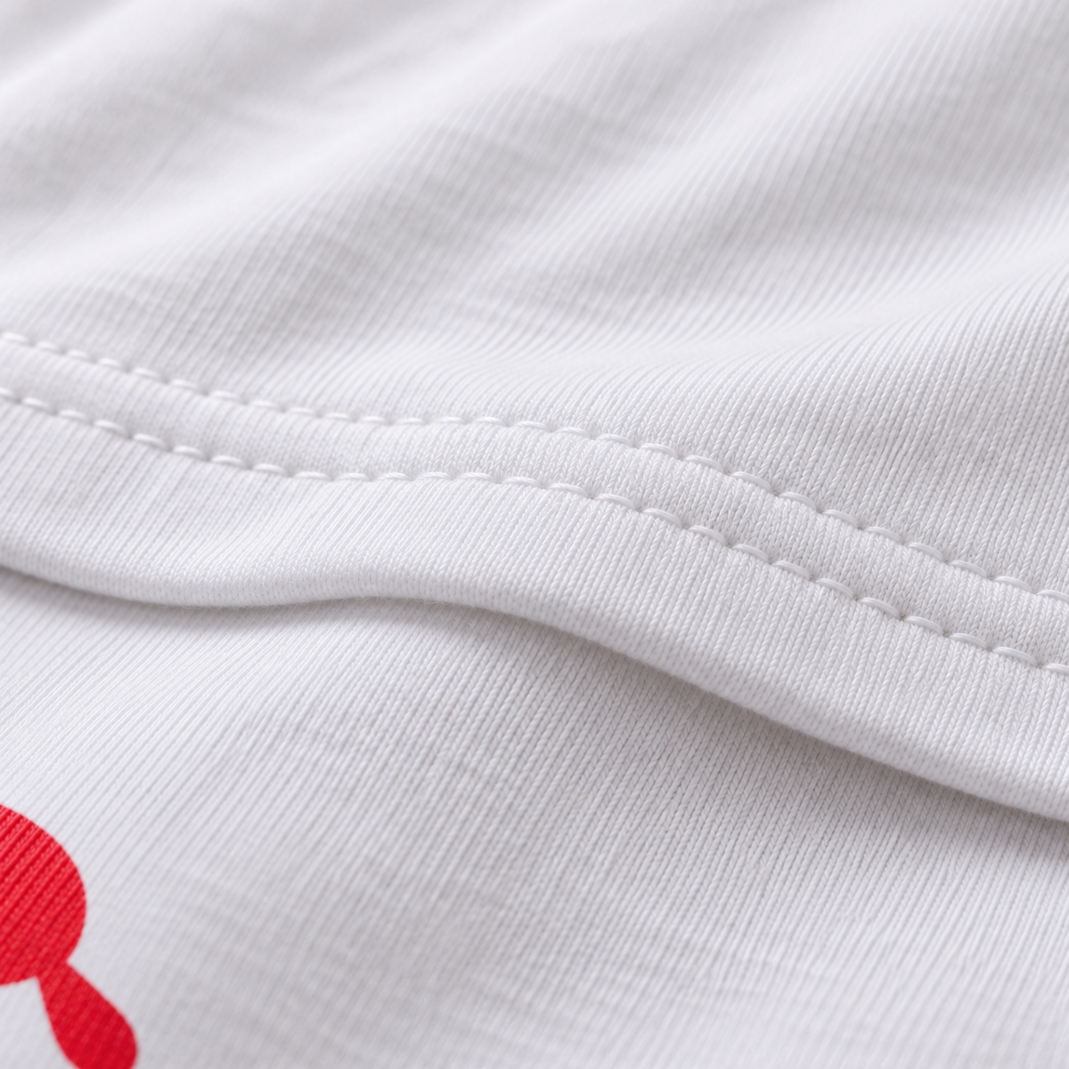Pulling Stops unisex graphic T-shirt — fabric closeup