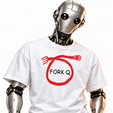 ForkQ unisex graphic T-shirt — robot model