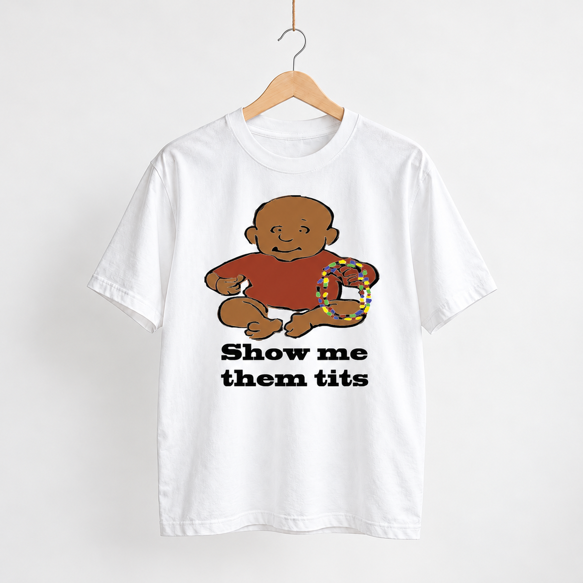 Show me your tits unisex graphic T-shirt — Hanger