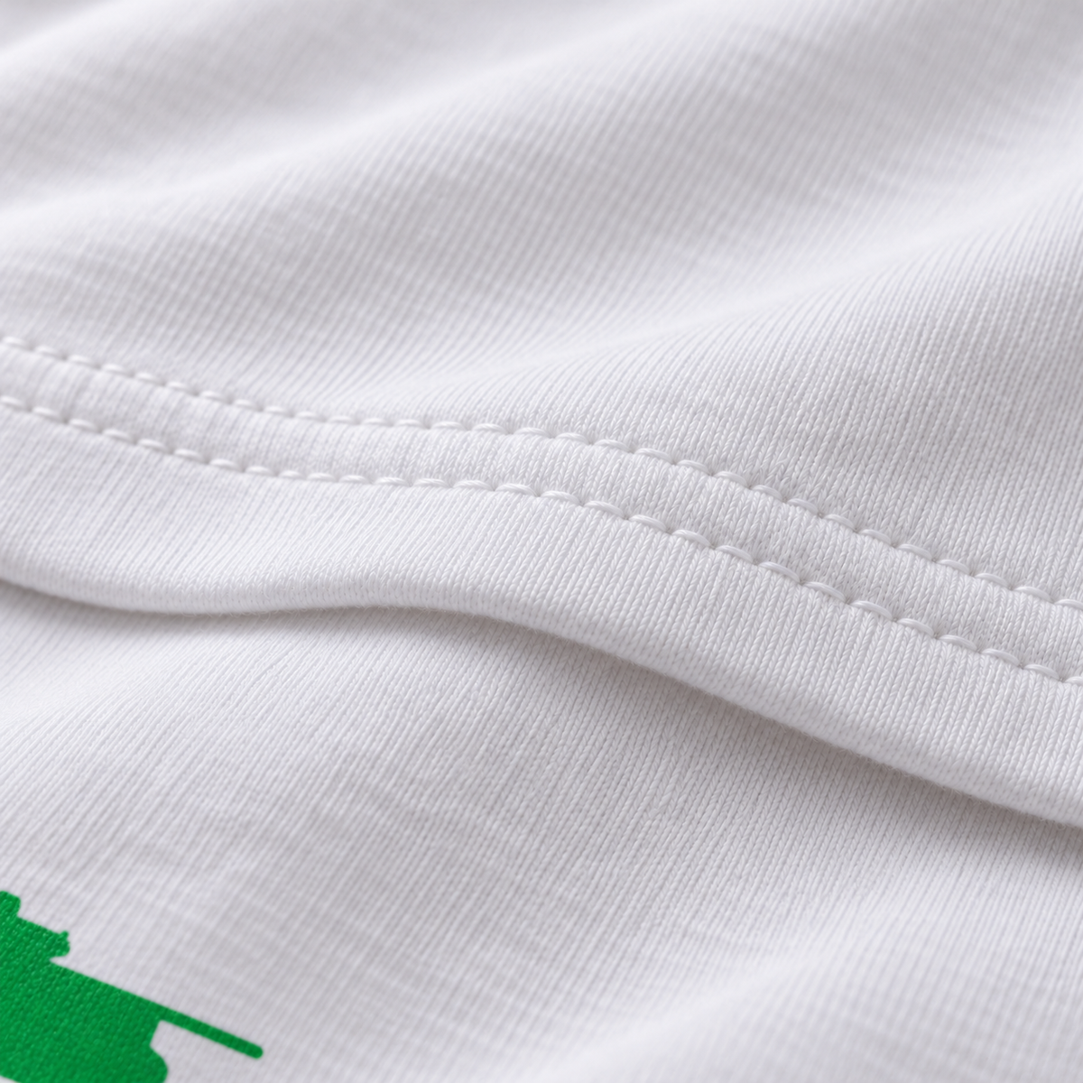 Tanks a lot unisex graphic T-shirt — fabric closeup