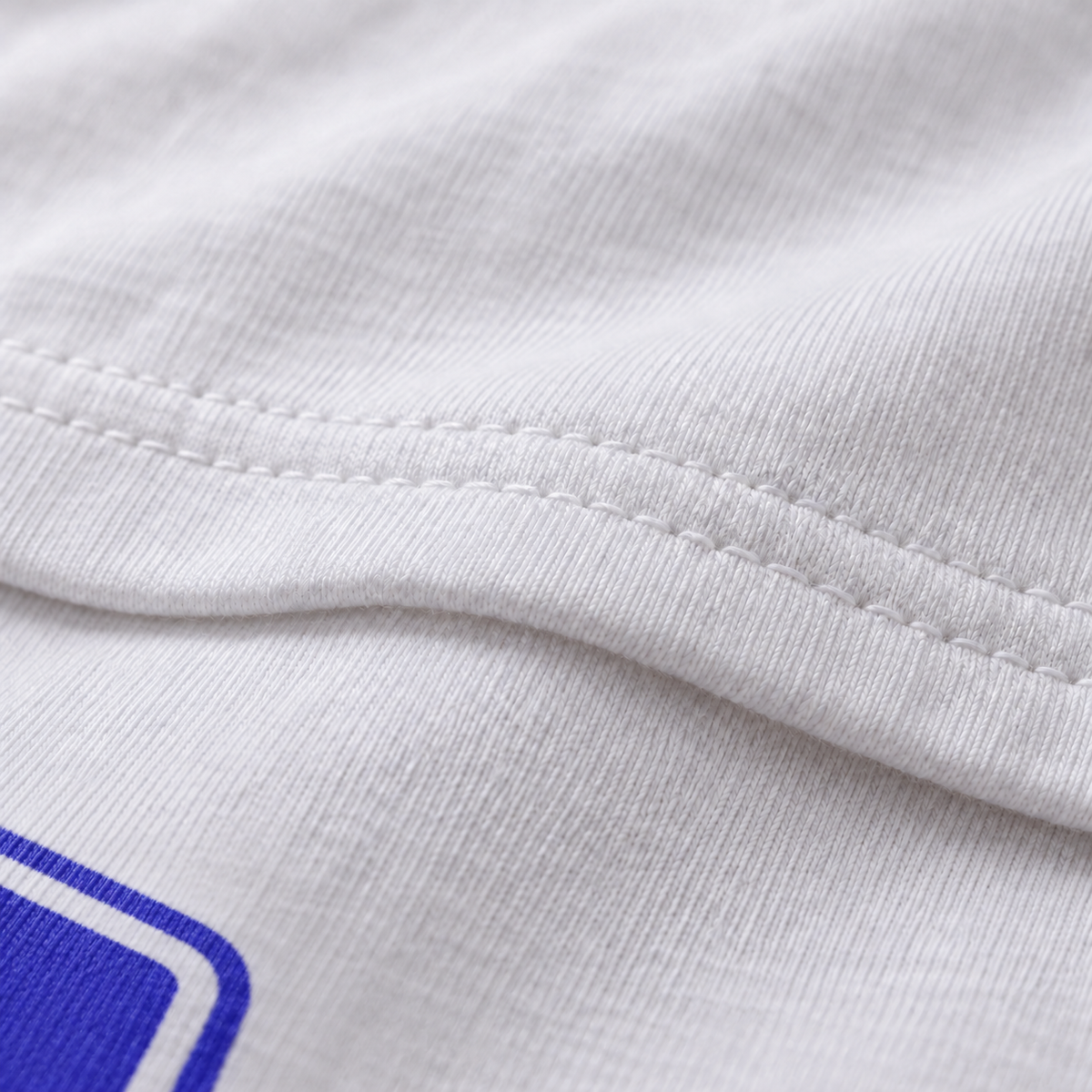 Got Gas? white unisex graphic T-shirt — fabric and print close-up