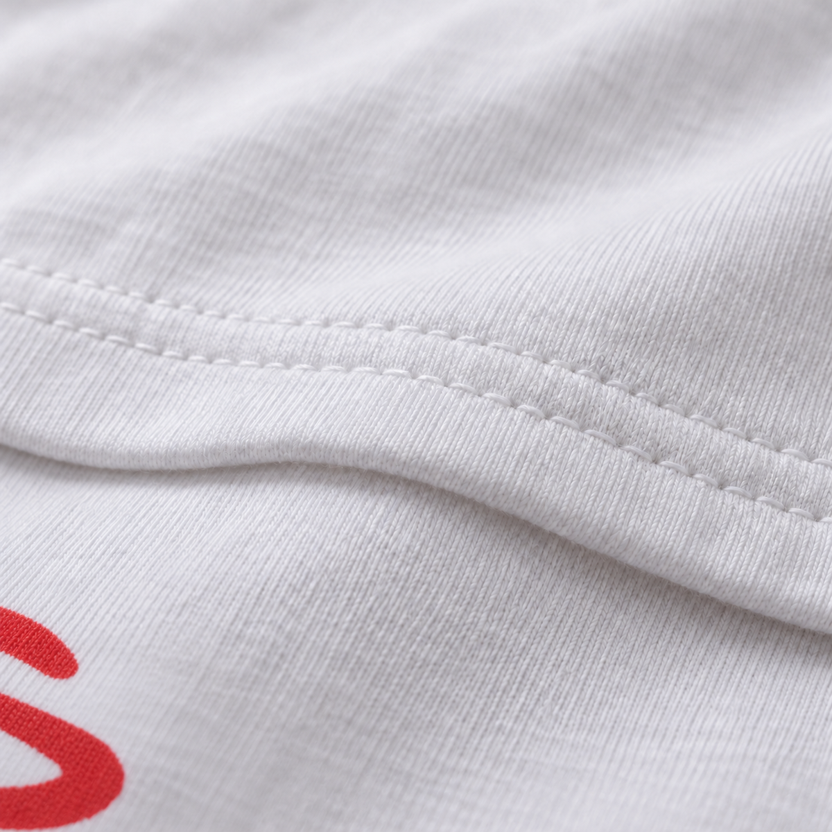 Losing a Trailer white unisex graphic T-shirt — fabric and print close-up